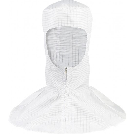 Cleanroom Hood,ISO Class 3, White, XL