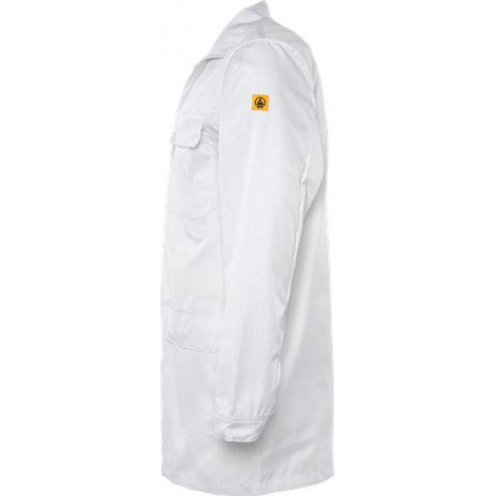 White ESD COAT 3080 ELP