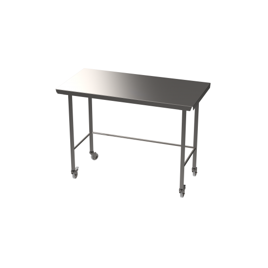 HYGIENOX Mobile Table with Rear Rail