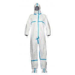 Tyvek® 600 Plus Coverall with socks, Size SM